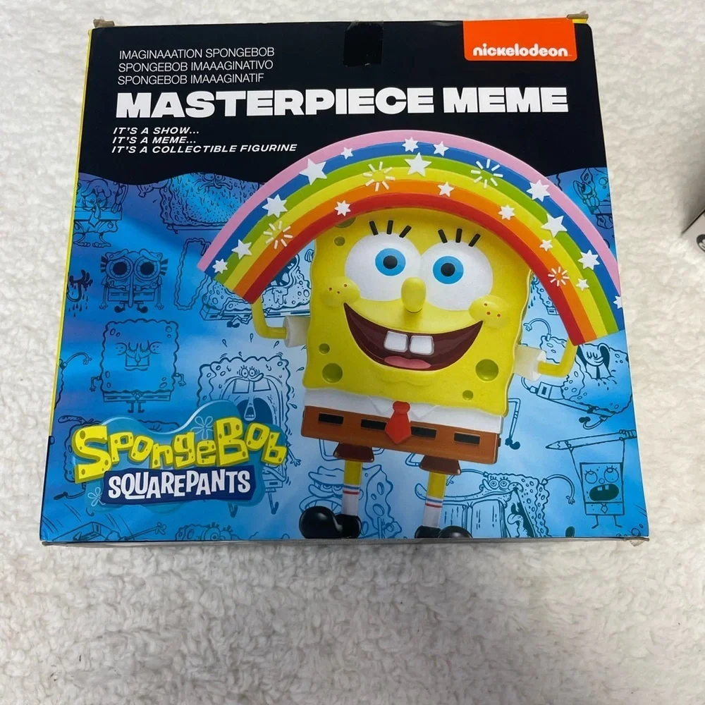 Spongebob Squarepants Masterpiece Meme 8” Imagination Spongebob Series 1 Figure - Picture 4 of 4